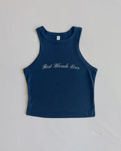 Load image into Gallery viewer, Best blonde ever tank (Navy)