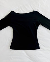 Load image into Gallery viewer, Dylan long sleeve top (Black)
