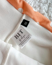 Load image into Gallery viewer, Julissa polka dot cotton foldover shorts (Orange)