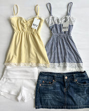 Load image into Gallery viewer, Ramona striped babydoll cami (Butter yellow)