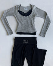 Load image into Gallery viewer, Becca scoop long sleeve (Gray)