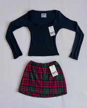 Load image into Gallery viewer, Julie plaid mini skirt