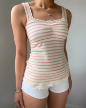 Load image into Gallery viewer, Brady striped babydoll tank