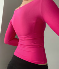 Load image into Gallery viewer, Alice long sleeve top (Fuchsia pink)