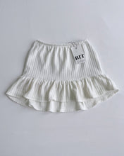 Load image into Gallery viewer, Mona pointelle ruffle mini skirt