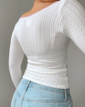 Load image into Gallery viewer, Simone pointelle long sleeve