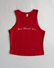 Load image into Gallery viewer, Best blonde ever tank (Red)