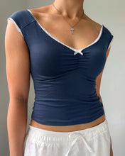 Load image into Gallery viewer, Johnny baby tee (Navy)