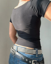 Load image into Gallery viewer, Basic scoop baby tee (black)