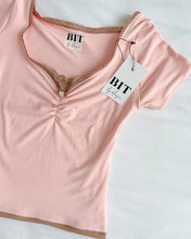 Load image into Gallery viewer, Chocolate strawberry baby tee