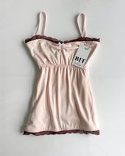 Load image into Gallery viewer, Neapolitan lace trim cami