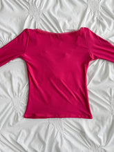 Load image into Gallery viewer, Alice long sleeve top (Fuchsia pink)