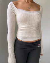 Load image into Gallery viewer, Becca scoop long sleeve (Cream)