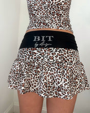 Load image into Gallery viewer, Kiara rhinestone foldover mini skirt