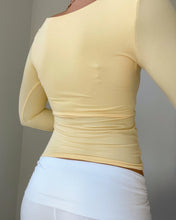 Load image into Gallery viewer, Krista long sleeve top (Butter yellow)