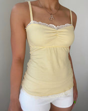 Load image into Gallery viewer, Ramona striped babydoll cami (Butter yellow)