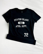 Load image into Gallery viewer, Staten Island Athl. Dept. baby tee (full length)