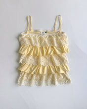 Load image into Gallery viewer, Darcia lace ruffle cami (Butter yellow)