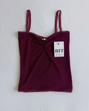 Load image into Gallery viewer, Dark cherry cami
