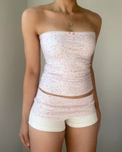 Load image into Gallery viewer, Sprinkle cotton foldover shorts (Baby pink)