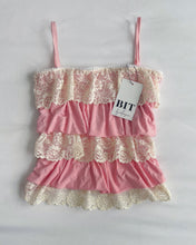 Load image into Gallery viewer, Darcia lace ruffle cami (Light pink)