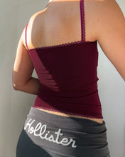 Load image into Gallery viewer, Dark cherry cami