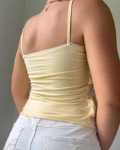 Load image into Gallery viewer, Darcia lace ruffle cami (Butter yellow)