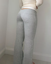 Load image into Gallery viewer, Rhinestone flare pants (Gray)