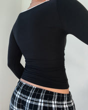 Load image into Gallery viewer, Dylan long sleeve top (Black)