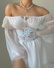Load image into Gallery viewer, Springtime underbust corset