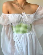 Load image into Gallery viewer, Lucky girl underbust corset