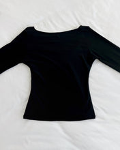 Load image into Gallery viewer, Dylan long sleeve top (Black)
