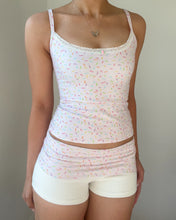 Load image into Gallery viewer, Birthday girl cotton lace cami (Baby pink, White)

