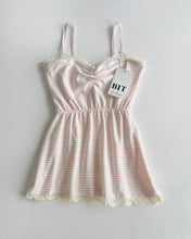 Load image into Gallery viewer, Ramona striped babydoll cami (Baby pink/White)
