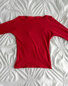 Alice long sleeve top (Red)