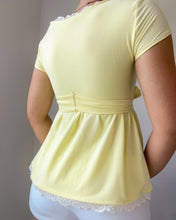 Load image into Gallery viewer, Hattie babydoll short sleeve (Light yellow)
