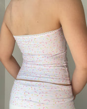 Load image into Gallery viewer, Birthday girl tube top (Baby pink, White)
