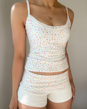 Load image into Gallery viewer, Birthday girl lace cami set (White)
