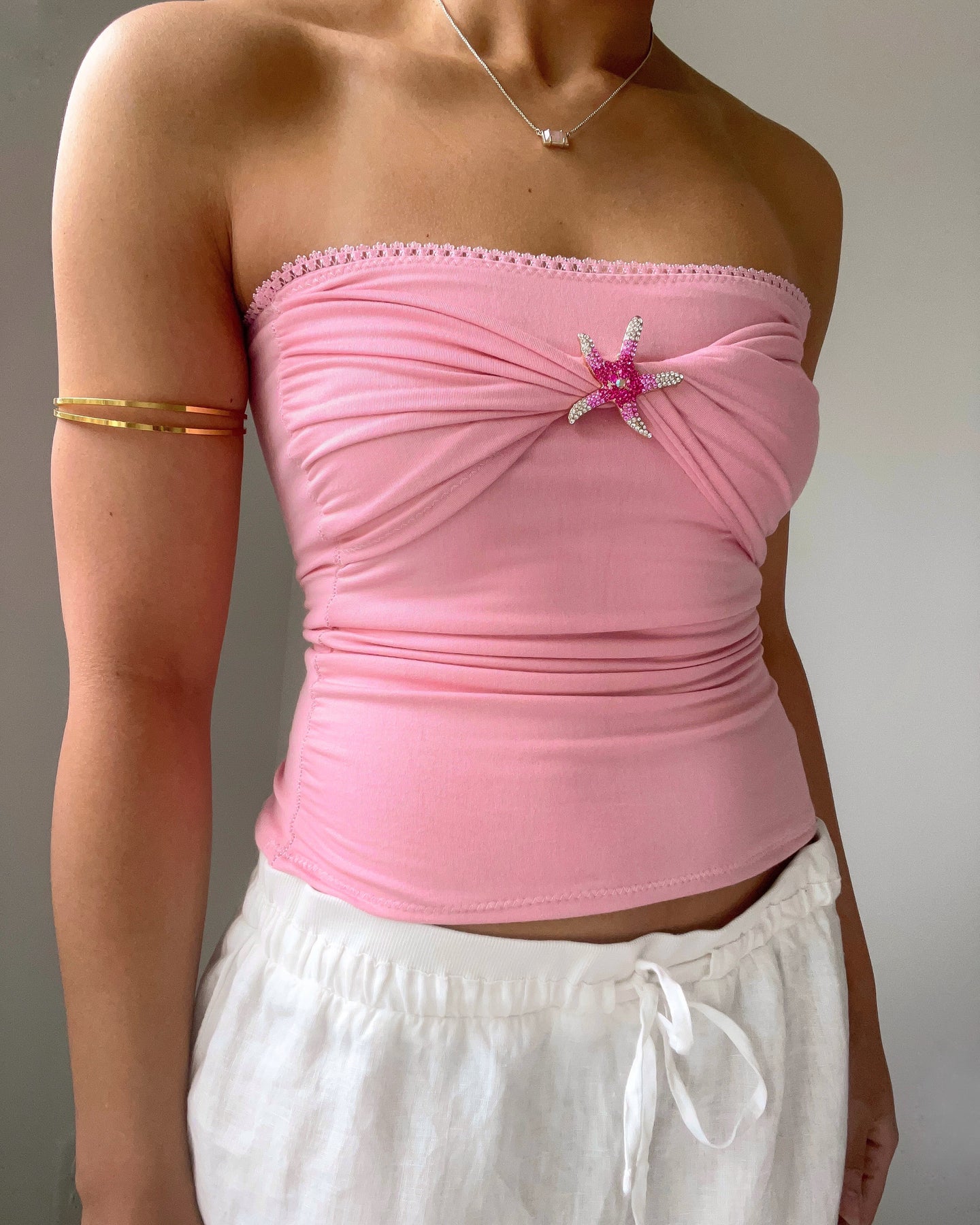 Emmy starfish tube top (Light pink)