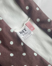 Load image into Gallery viewer, Julissa polka dot cotton foldover shorts (Mint/Chocolate)
