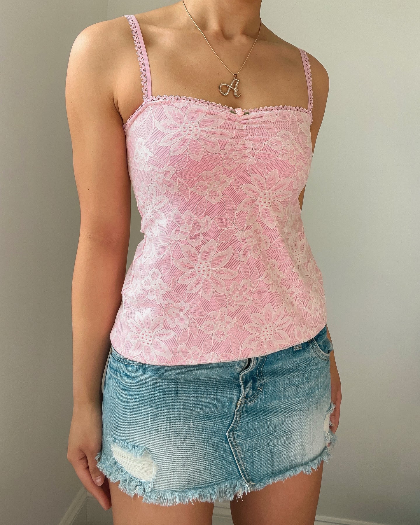 Beverly lace flare cami