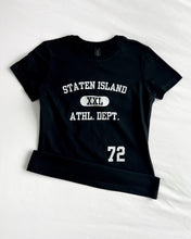 Load image into Gallery viewer, Staten Island Athl. Dept. baby tee (full length)
