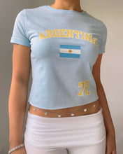 Load image into Gallery viewer, Argentina baby tee (full length)
