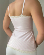 Load image into Gallery viewer, Ramona striped babydoll cami (Baby pink/White)
