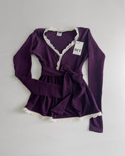 Load image into Gallery viewer, Hattie babydoll long sleeve (Deep purple)
