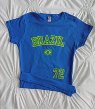 Load image into Gallery viewer, Brazil baby tee (full length)
