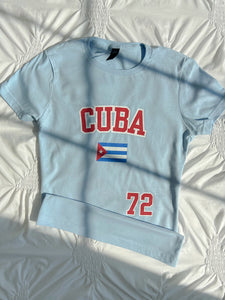 Cuba baby tee (full length)