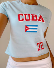 Load image into Gallery viewer, Cuba baby tee (full length)
