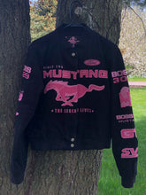 Load image into Gallery viewer, Ford Mustang racing jacket (hot pink)
